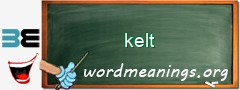 WordMeaning blackboard for kelt